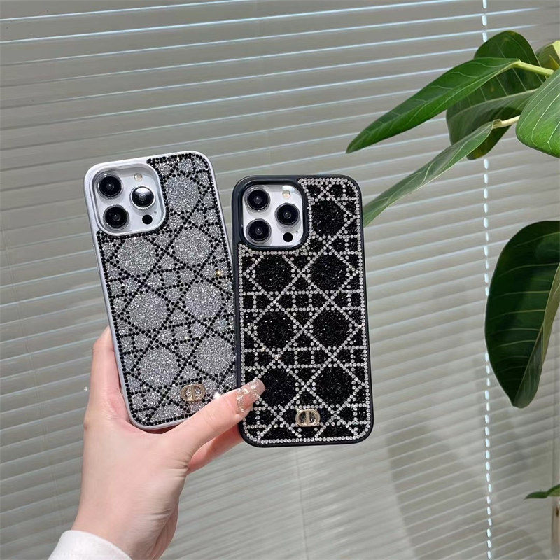 dior iphone ケース キラキラ ディオール カナージュ スマホケース