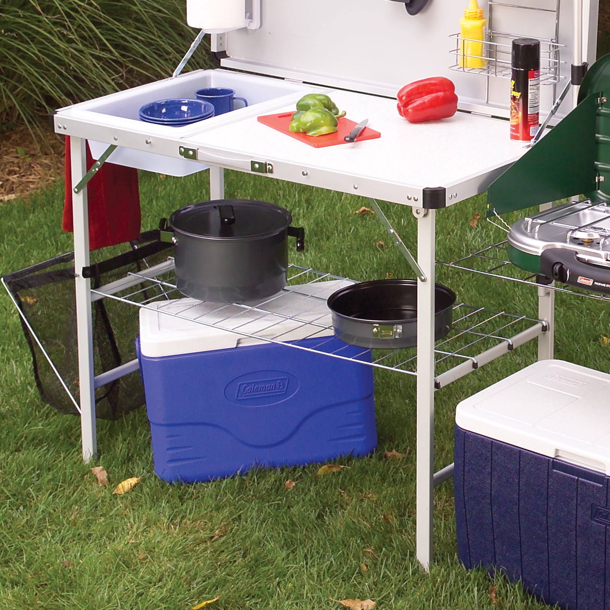 Coleman Camping Table, Silver - Walmart.com