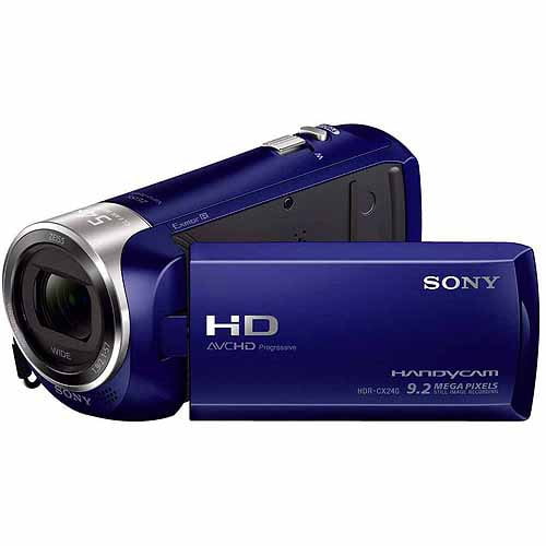 Sony Handycam HDR-CX240, 1080p Camcorder, 27x Optical Zoom, 2.51