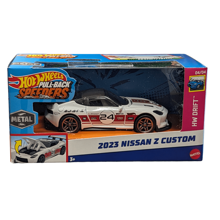 Hot Wheels 2023 Nissan Z Custom Pull-Back Speeders Toy Car in 1:43