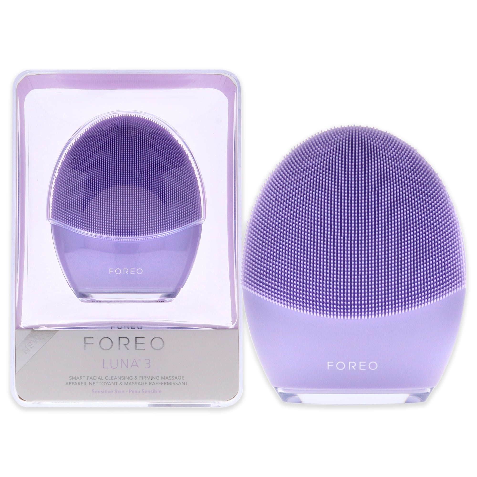 FOREO LUNA 3 Smart Sonic Facial Cleanser & Massager, Sensitive