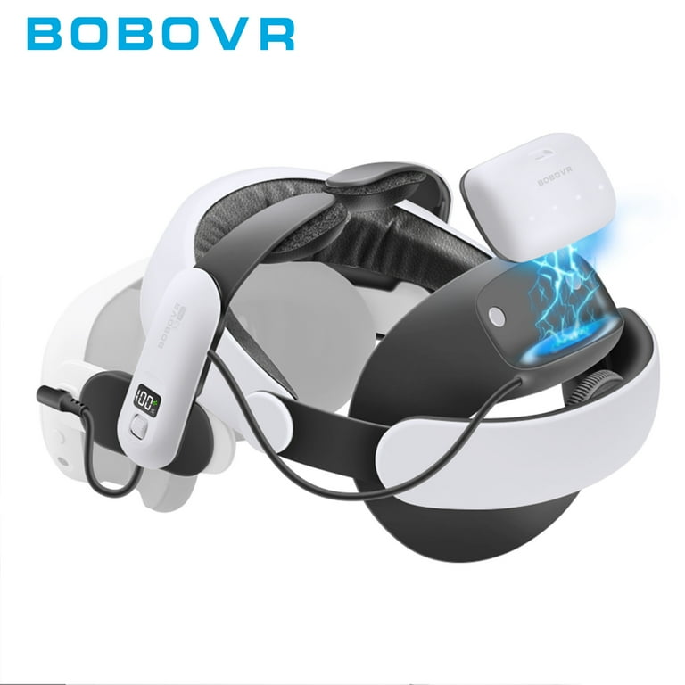 Free Shipping! Unbranded VR Head Strap with 10000mAh Hot-Swappable