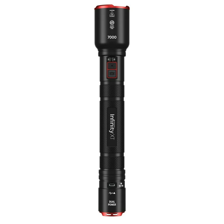 Infinity X1 7000L Dual Power Rechargeable Flashlight - Walmart.com