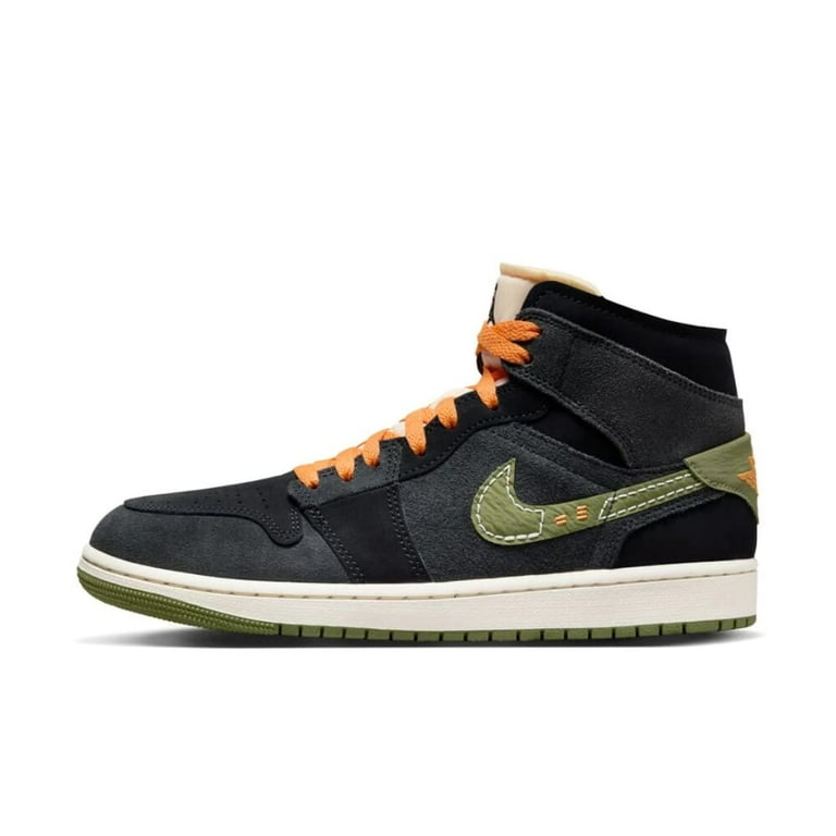 Men's Jordan 1 Mid SE Craft Anthracite/Sky J LT Olive (FD8617 003