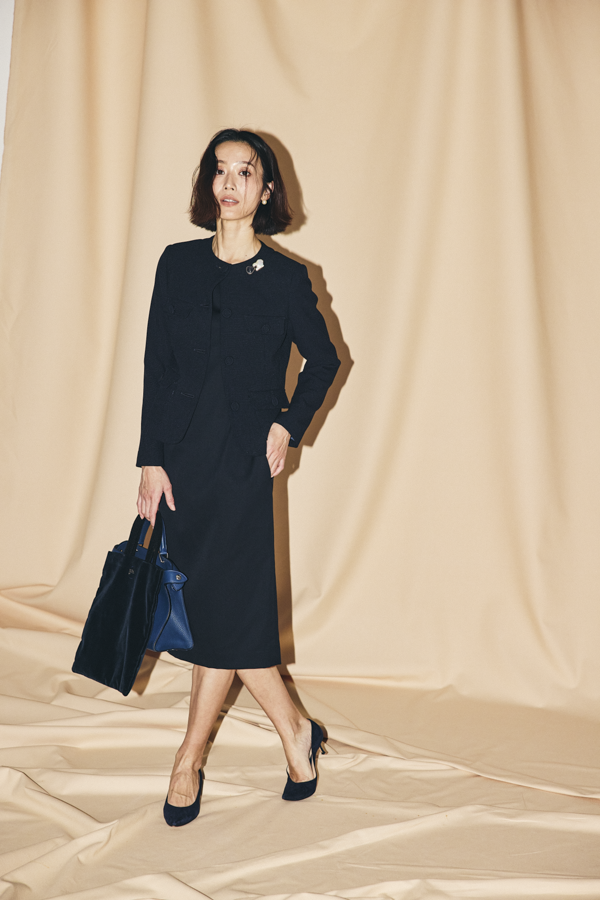 IVY×FEILER Velour Tote Bag – IVY I'M NAVY