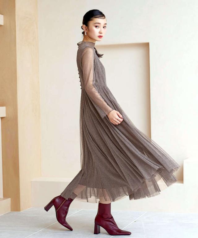 ルイルエブティック（RUIRUE BOUTIQUE）/【S〜LL】ラメチュールメロウ