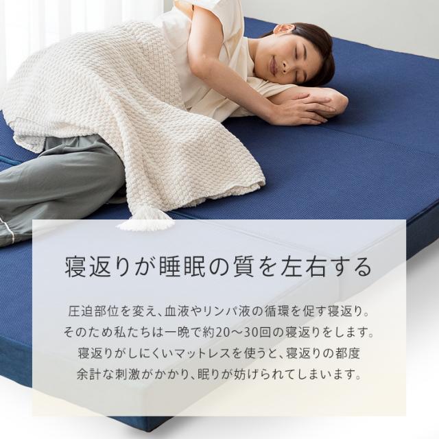 マットレス ダブル 高反発 10cm 高反発マットレス D ベッド 折りたたみ