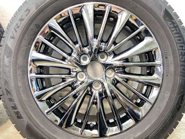 ブリヂストン 中古バリ溝‼️ブリヂストンスタッドレスセット215/55R18