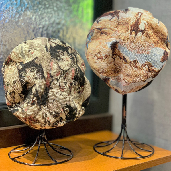 新商品のご紹介】 アニマル柄ゴブランベレー帽 | クレスト・プラス