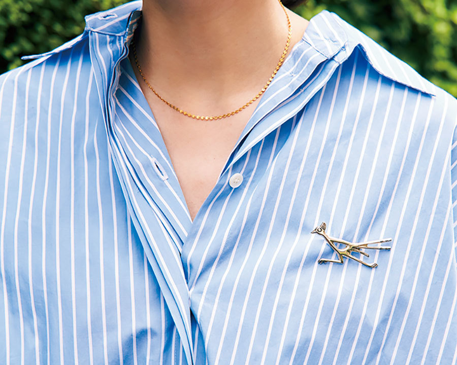 華奢ジュエリーを重ねひと味違うスタイルに【ロンハーマン バイヤー