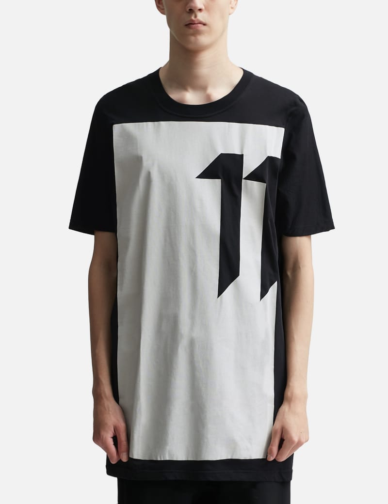 11 By Boris Bidjan Saberi - TS5 F1101 BLOCK PRINT Short Sleeve T