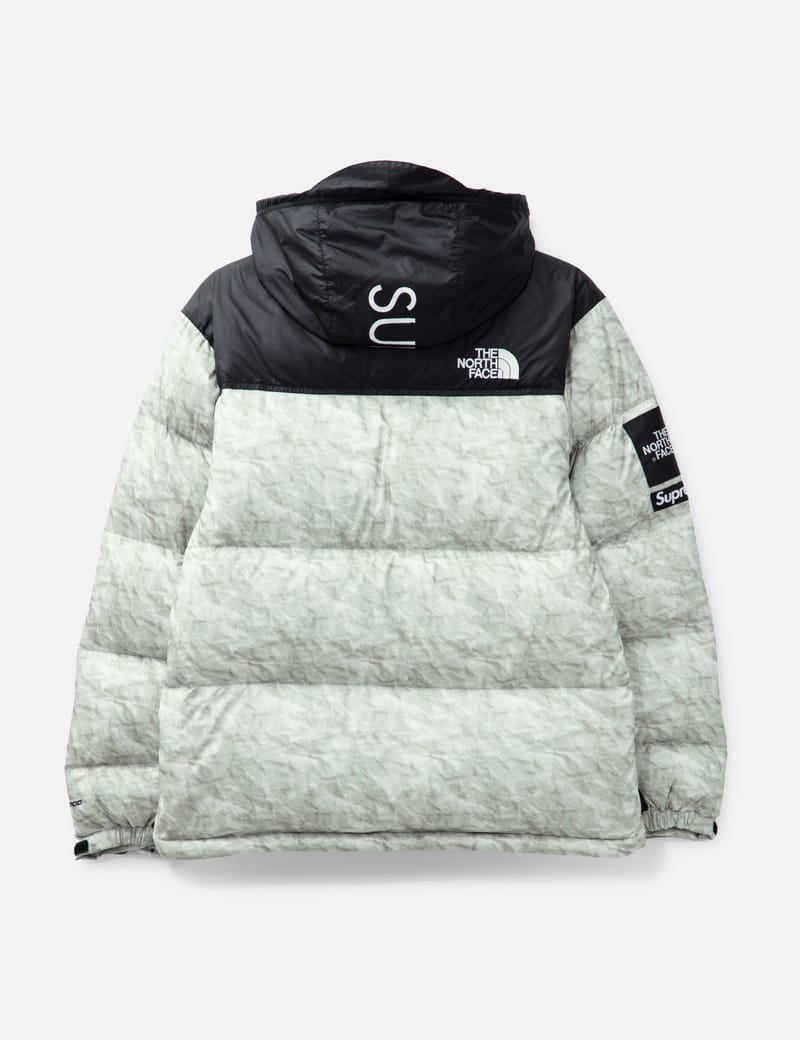 Supreme - The North Face Paper Print Nuptse Jacket | HBX