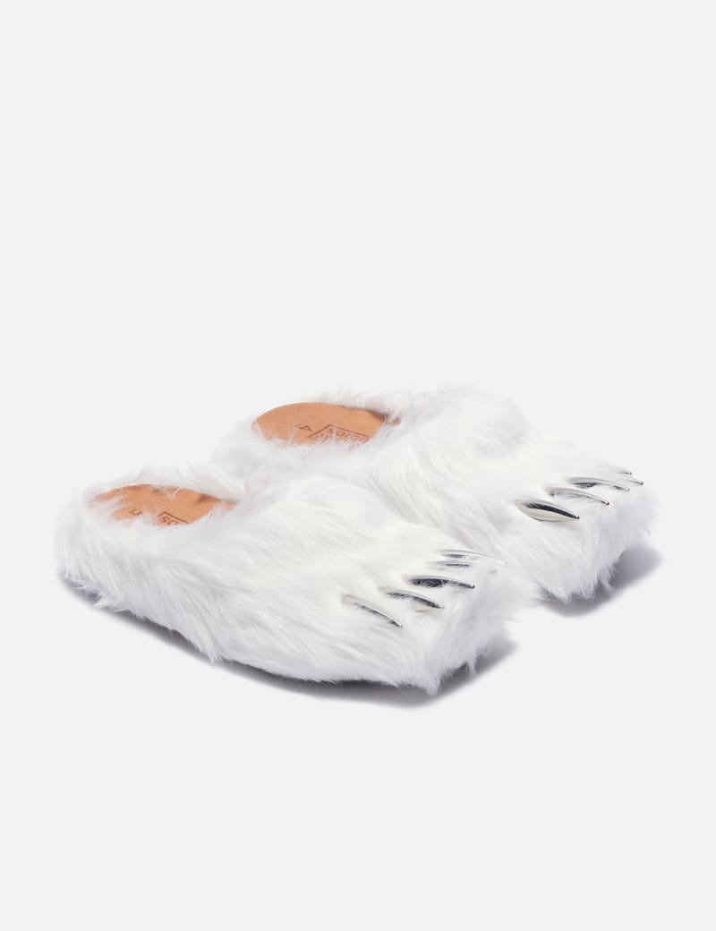 Bravest Studios - White Bear Claw Mules | HBX