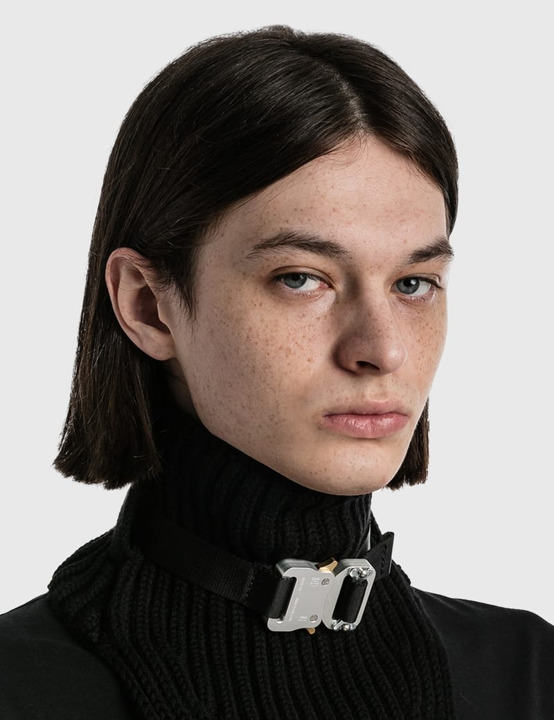 1017 ALYX 9SM - メタル バックル付きニットネックウォーマー | HBX