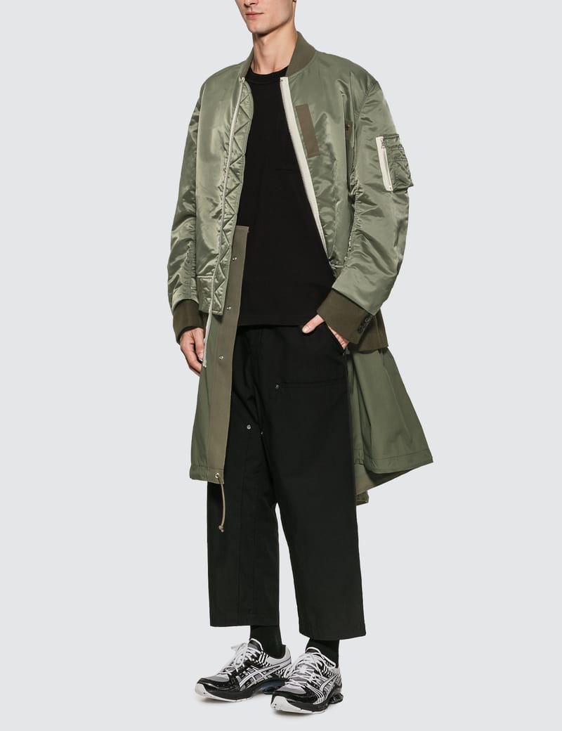 Sacai - Nylon Twill Coat | HBX