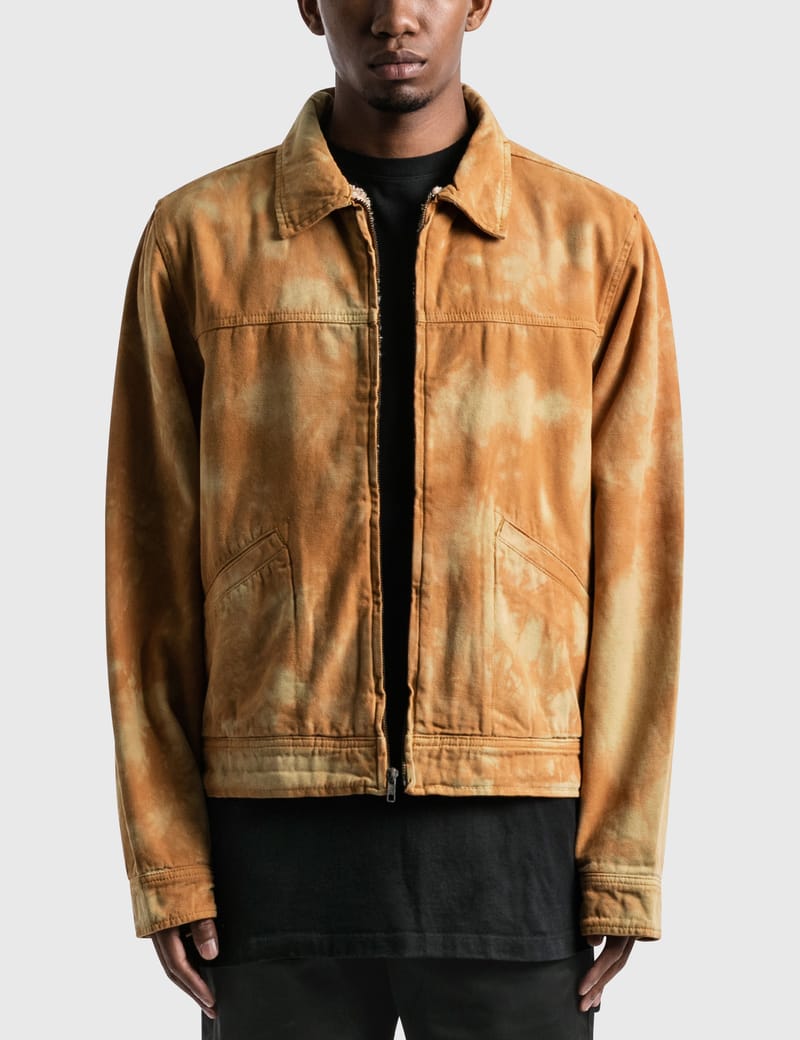 Stüssy - Shearling Dyed Trucker Jacket | HBX