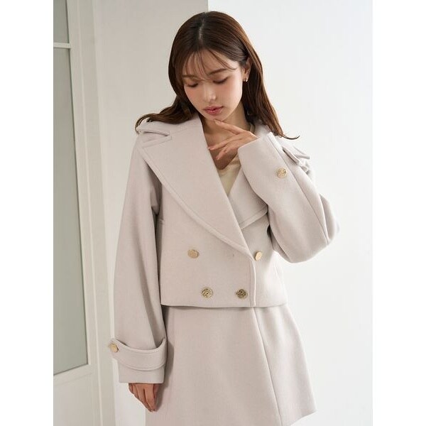 ビッグカラーショートコート | スナイデル(SNIDEL) | マルイウェブチャネル