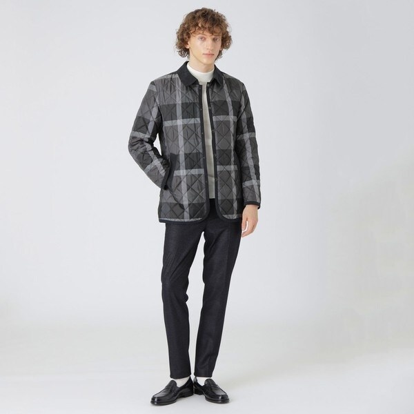 一部店舗限定】クレストブリッジチェックキルティングジャケット