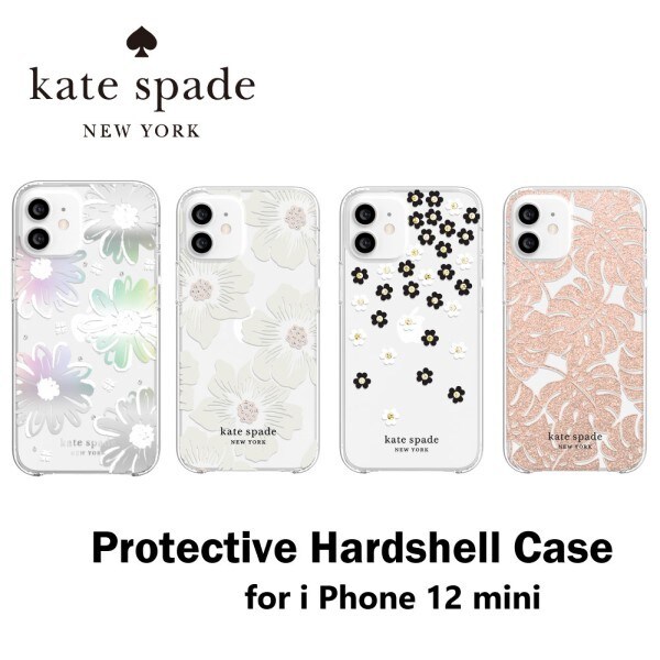 kate spade New York】 クリアケース iPhone 12 mini | ケイト