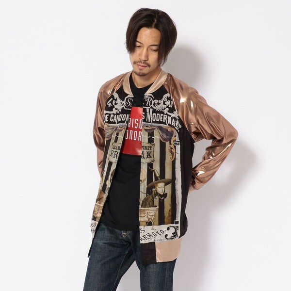 シェアスピリットオム クロスプリント スカジャン SHARE SPIRIT