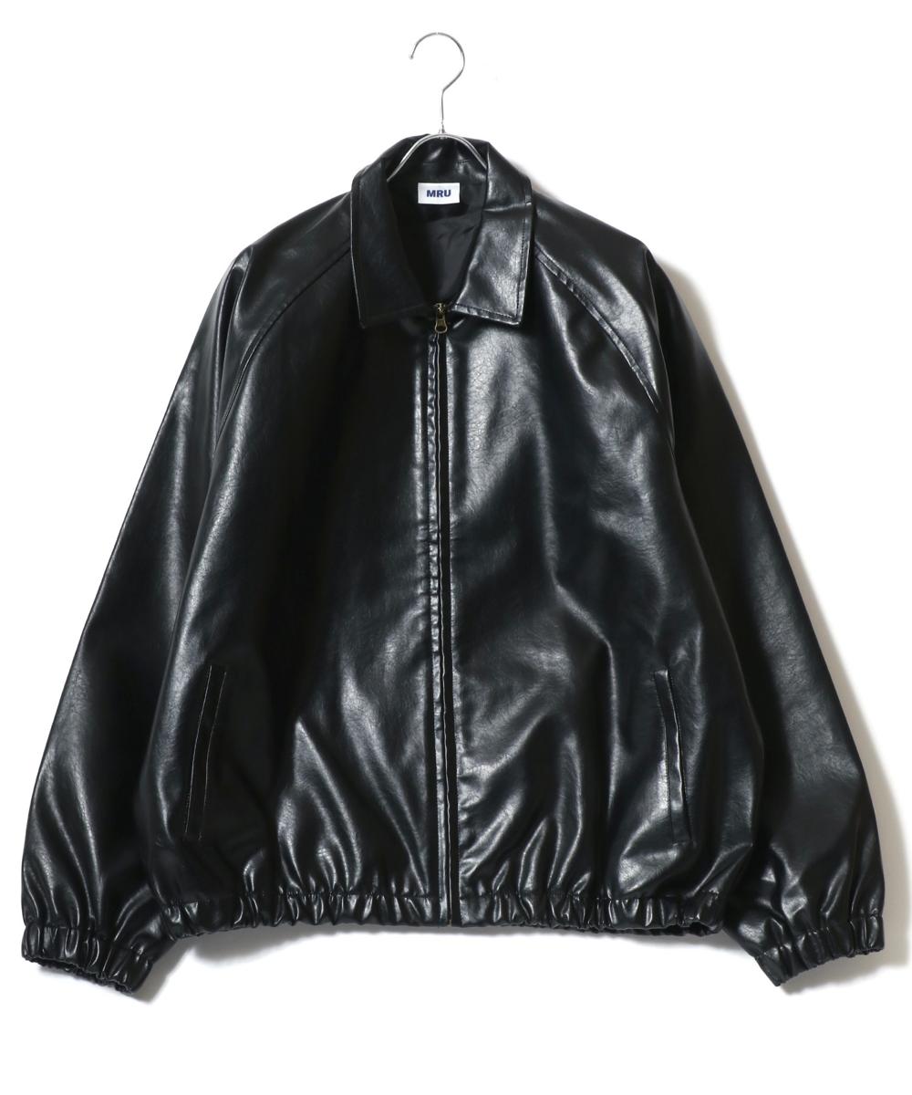 ヴィンテージ風】 フェイクレザーレザージャケット | エムアールユー