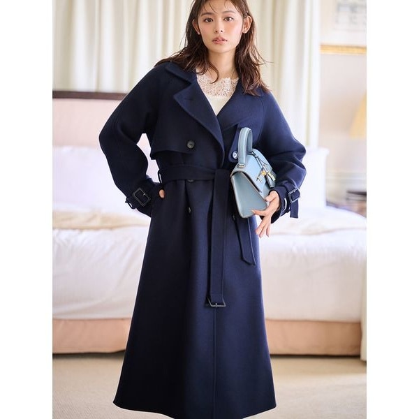 ウール混ロングトレンチコート | セルフォード(CELFORD) | マルイ