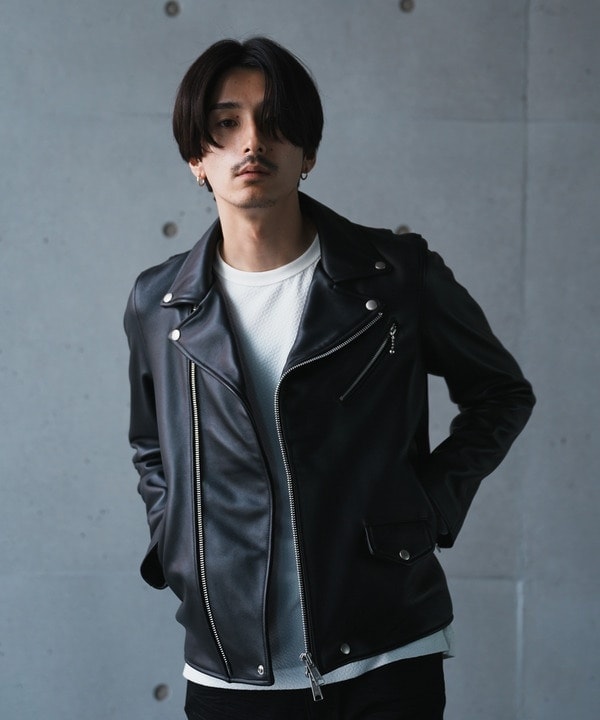 SHEEP LEATHER/シープレザー ダブルライダースジャケット | ラトル