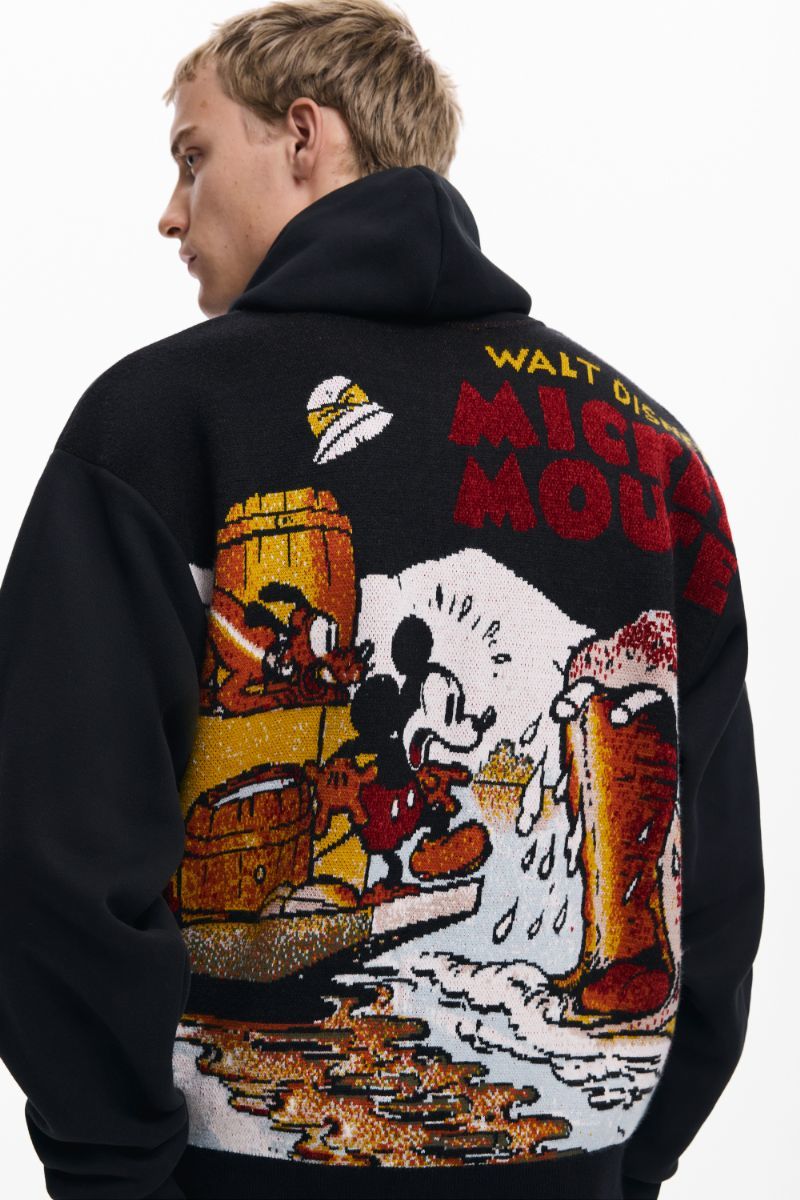 4サイズ展開/S/XL】ミッキーマウスジッパーパーカー | デシグアル