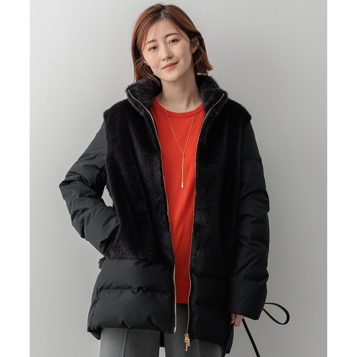 ECOPEL エコファーコンビ ダウンコート | 23区(23KU) | マルイウェブ