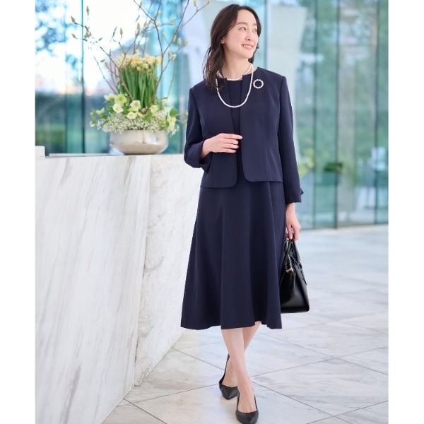 セレモニー／セットアップ可能／洗える】TWC フィット＆フレア