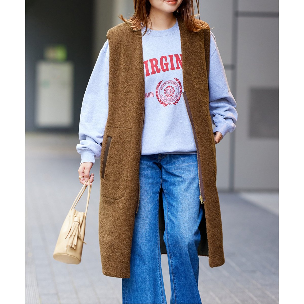 リバーシブルボアロングジレ | ジャーナルスタンダード(JOURNAL