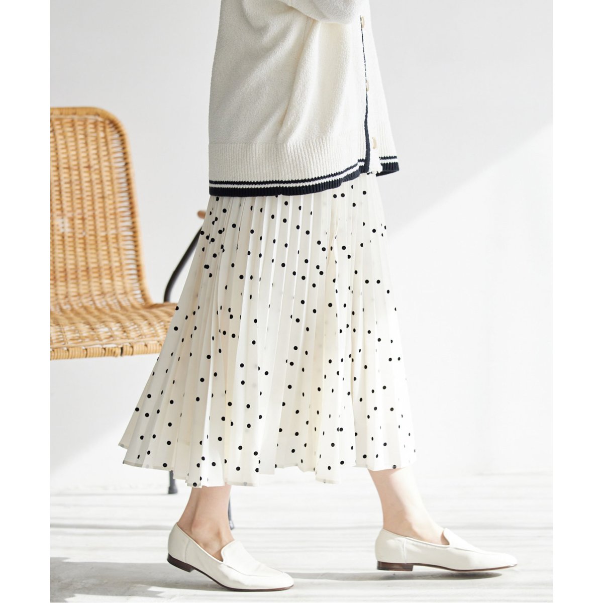 ランダムドットプリーツスカート | イエナ(IENA) | マルイウェブチャネル