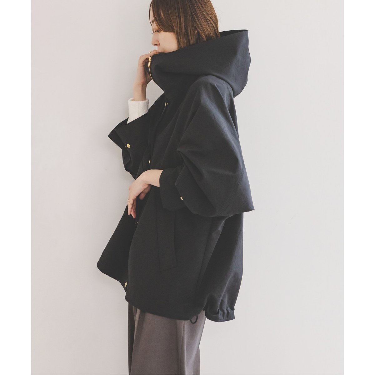 ハイツイストダブルクロスフーディブルゾン | ノーブル(Noble