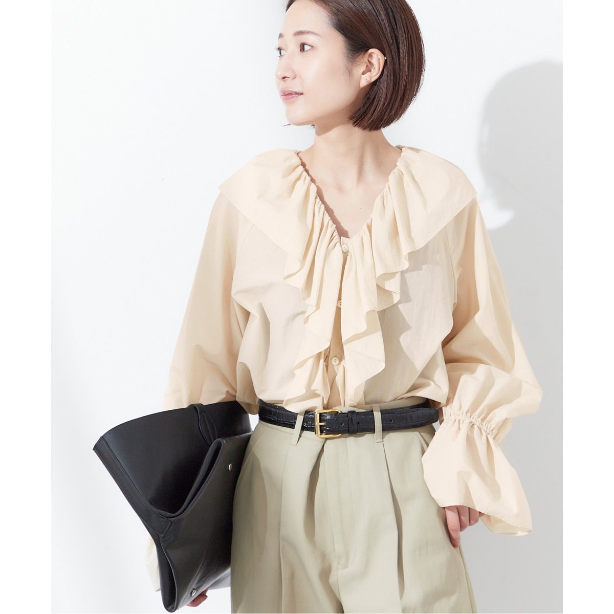 フリルカラーブラウス | ジャーナルスタンダード レサージュ(journal