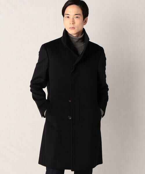 セール】 ウールカシミヤ イタリアンカラー コート （ダッフルコート