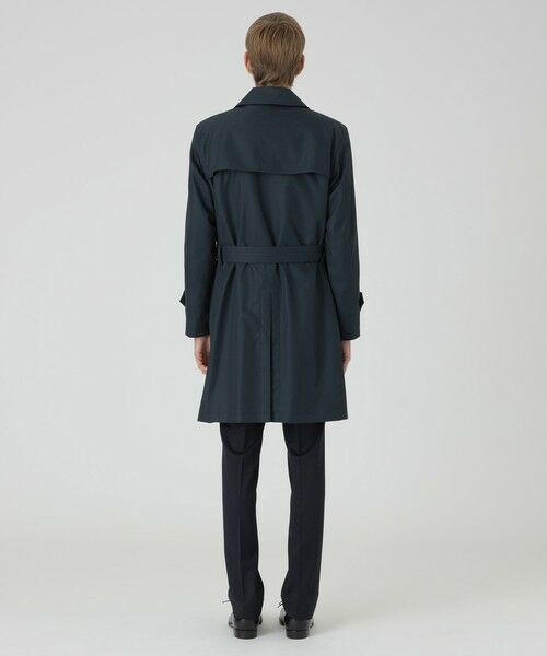 マイクロピーチギャバジンダブルトレンチコート （その他アウター