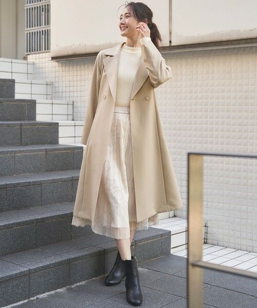 セール】 【洗える】ライトミディトレンチ コート （トレンチコート
