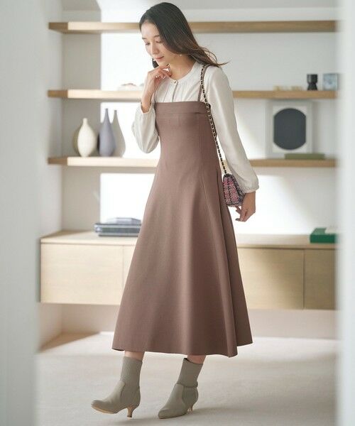 セール】 【2WAY】ビスチェニットキャミ ワンピース （ミニ丈・ひざ丈