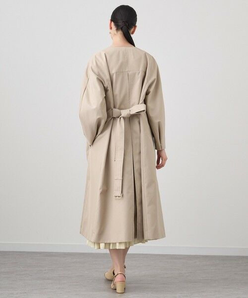 セール】 撥水ツイルノーカラーコート （トレンチコート）｜ANAYI