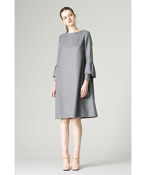 セール】 スーパー100ストレッチサキソニーワンピース （ワンピース