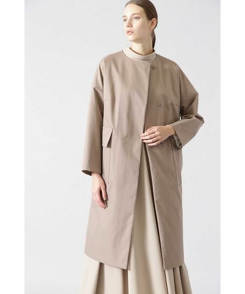 セール】 ◇ドライコンパクトノーカラーコート （アウター）｜ADORE