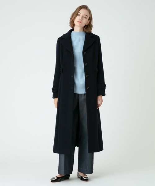 ダブルビーバーロングコート （その他アウター）｜＊＊allureville