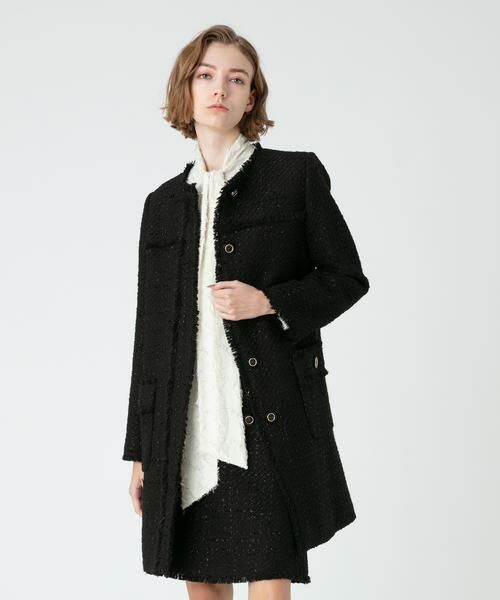 セール】 ジオリカラメツイードクルーコート （その他アウター