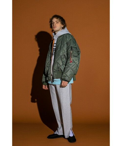 ALPHA INDUSTRIES × monkey time＞ QUILTED MA1/フライトジャケット