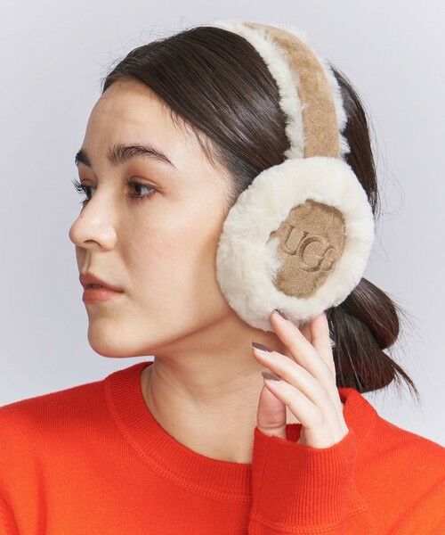 WEB限定】＜UGG＞シープスキン エンブロイダリー イヤーマフ （ネック