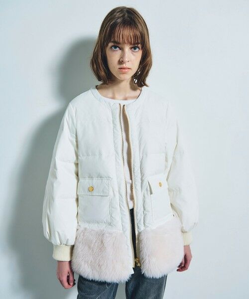 ボアコンビダウンジャケット （ダウンジャケット・ベスト）｜GRACE