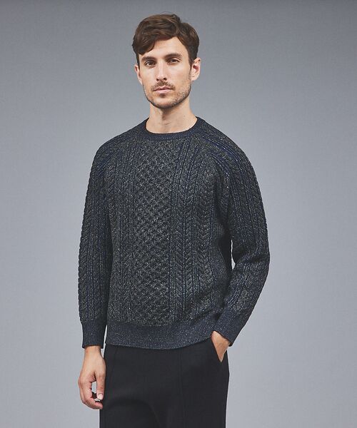 セール】 【アラン柄】ケーブルニット （ニット・セーター