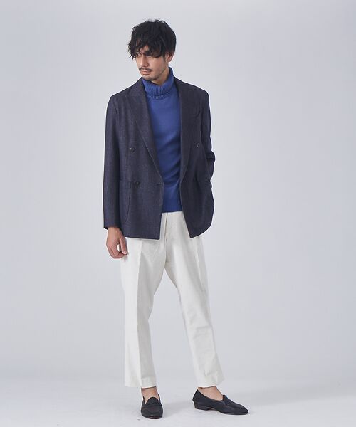 セール】 Ermenegildo Zegna ウールデニム ダブルジャケット