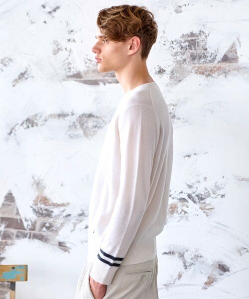 セール】 【カシミヤ100%】ピュアカシミヤクルーネックニット （ニット