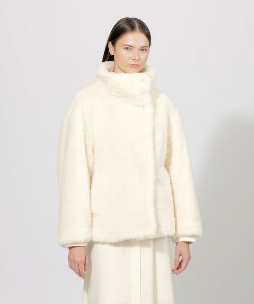 セール】 ウールパイルファー ショートコート （その他アウター